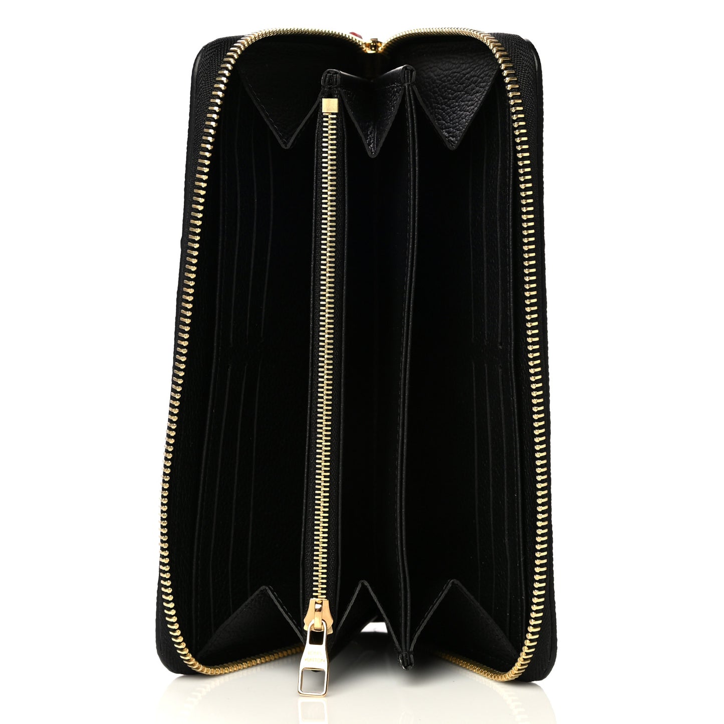 Empreinte Monogram Giant Crafty Zippy Wallet Black Creme