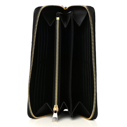 Louis Vuitton Empreinte Monogram Giant Crafty Zippy Wallet Black Creme 4 of 4