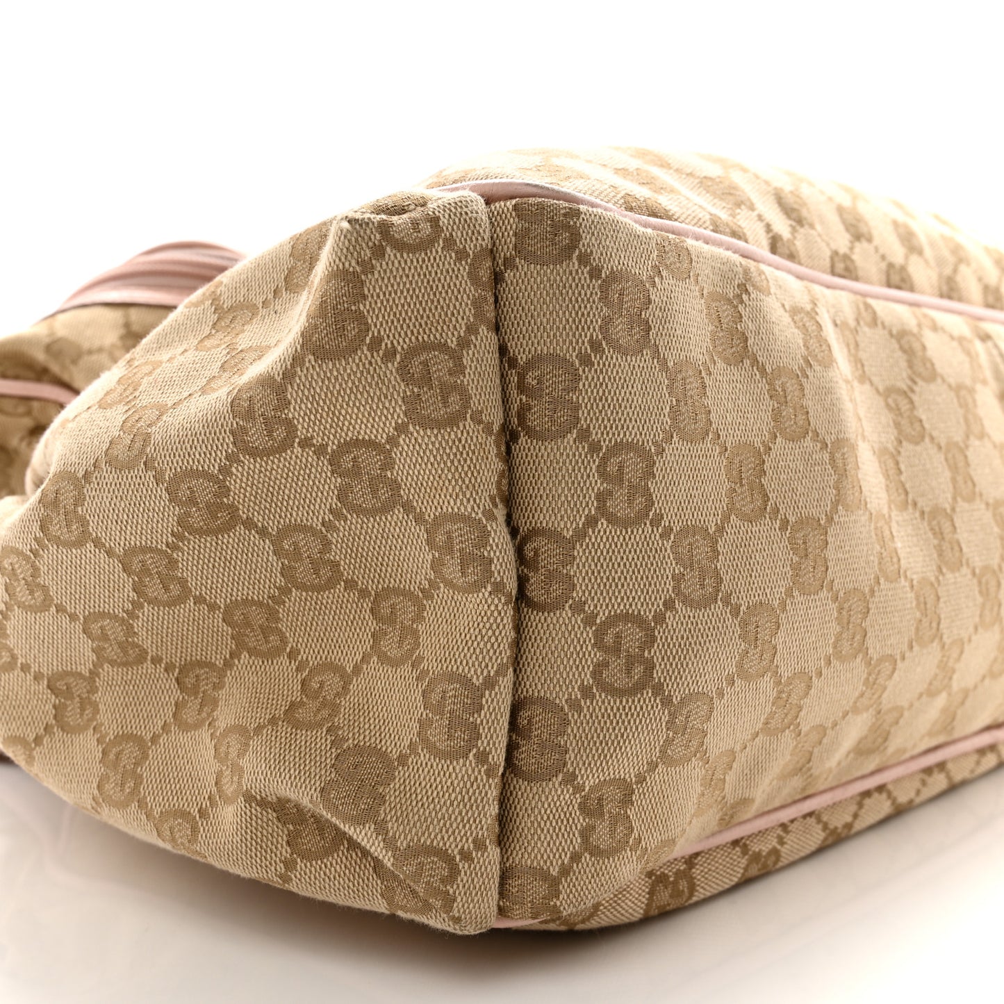 Monogram Web Diaper Bag Pink