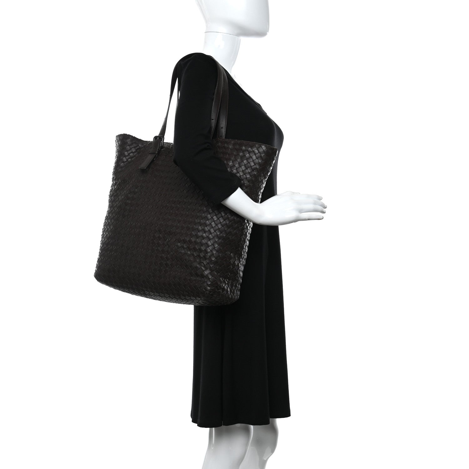 Bottega Veneta Nappa Intrecciato Large Tote Ebano 2 of 11