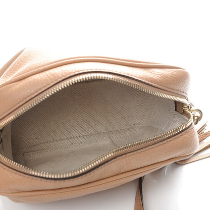 Gucci Pebbled Calfskin Small Soho Disco Bag Camelia 5 of 7