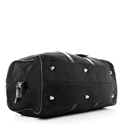 Prada Tessuto Nylon Saffiano Duffle Black 3 of 11