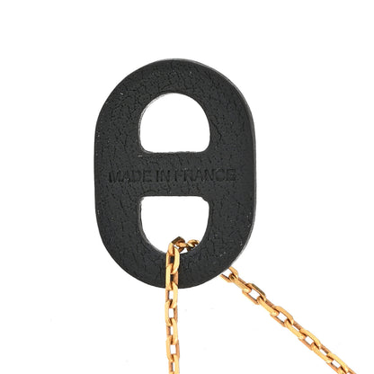 Hermes Swift O'Maillon Pendant Necklace Black 5 of 6