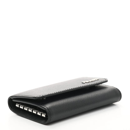 Prada Saffiano 6 Key Holder Black 4 of 8