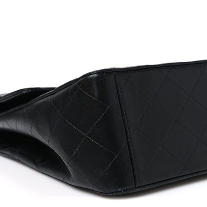 Chanel Lambskin Quilted XL Jumbo Single Flap Black 10 of 13