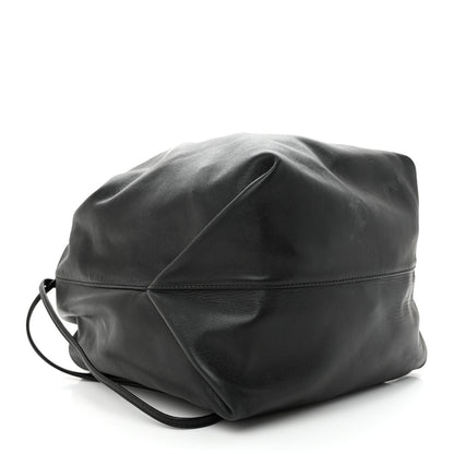 Saint Laurent Lambskin Teddy Drawstring Bag Black 4 of 12