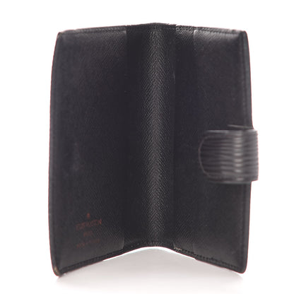 Louis Vuitton Epi Mini Agenda Cover Black 5 of 7