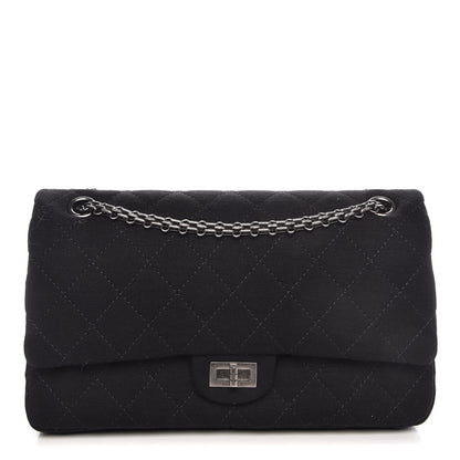 Chanel Jersey Quilted 2.55 Reissue 226 Flap Black 1 of 9