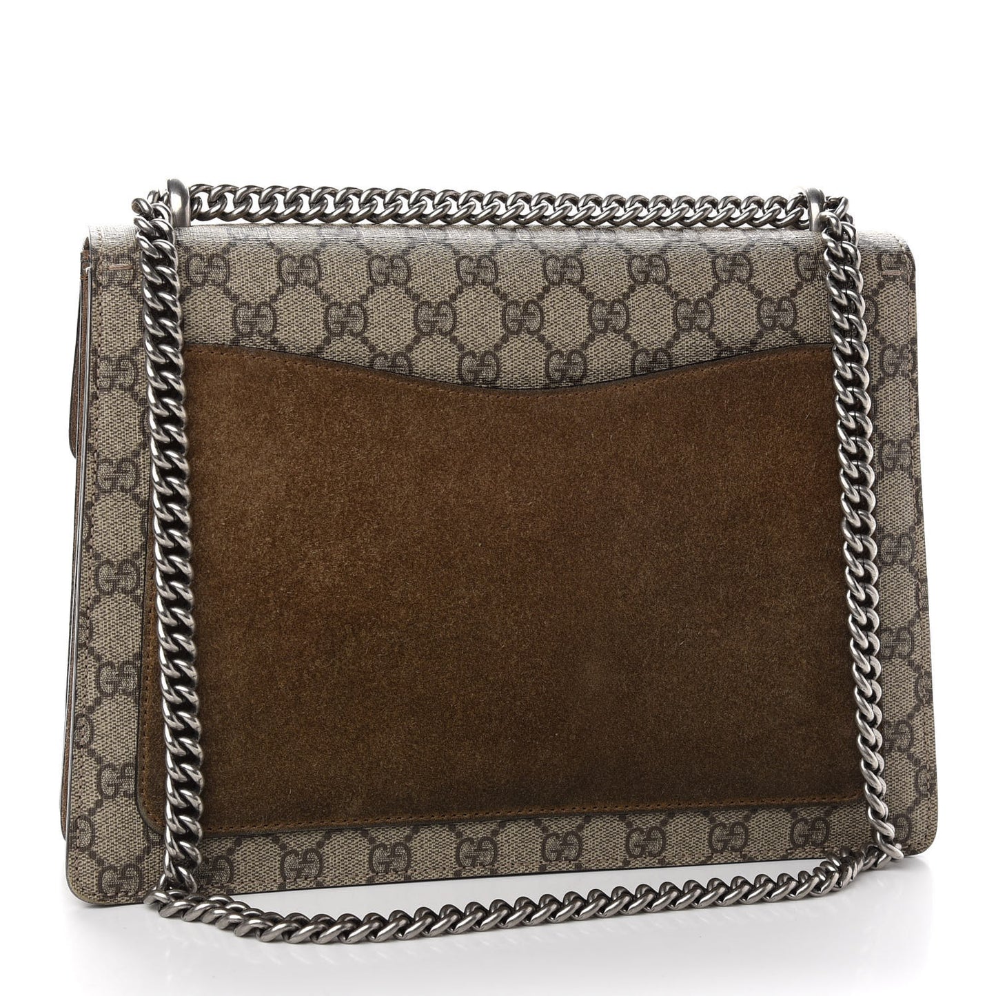 GG Supreme Monogram Medium Dionysus Shoulder Bag Taupe