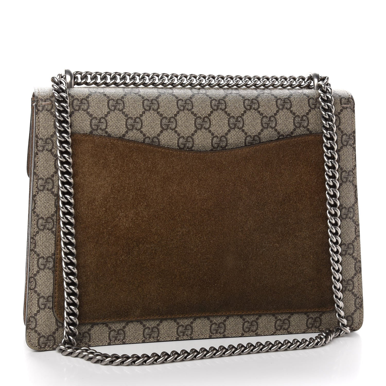 Gucci GG Supreme Monogram Medium Dionysus Shoulder Bag Taupe 3 of 14