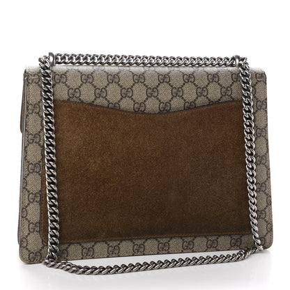 Gucci GG Supreme Monogram Medium Dionysus Shoulder Bag Taupe 3 of 14