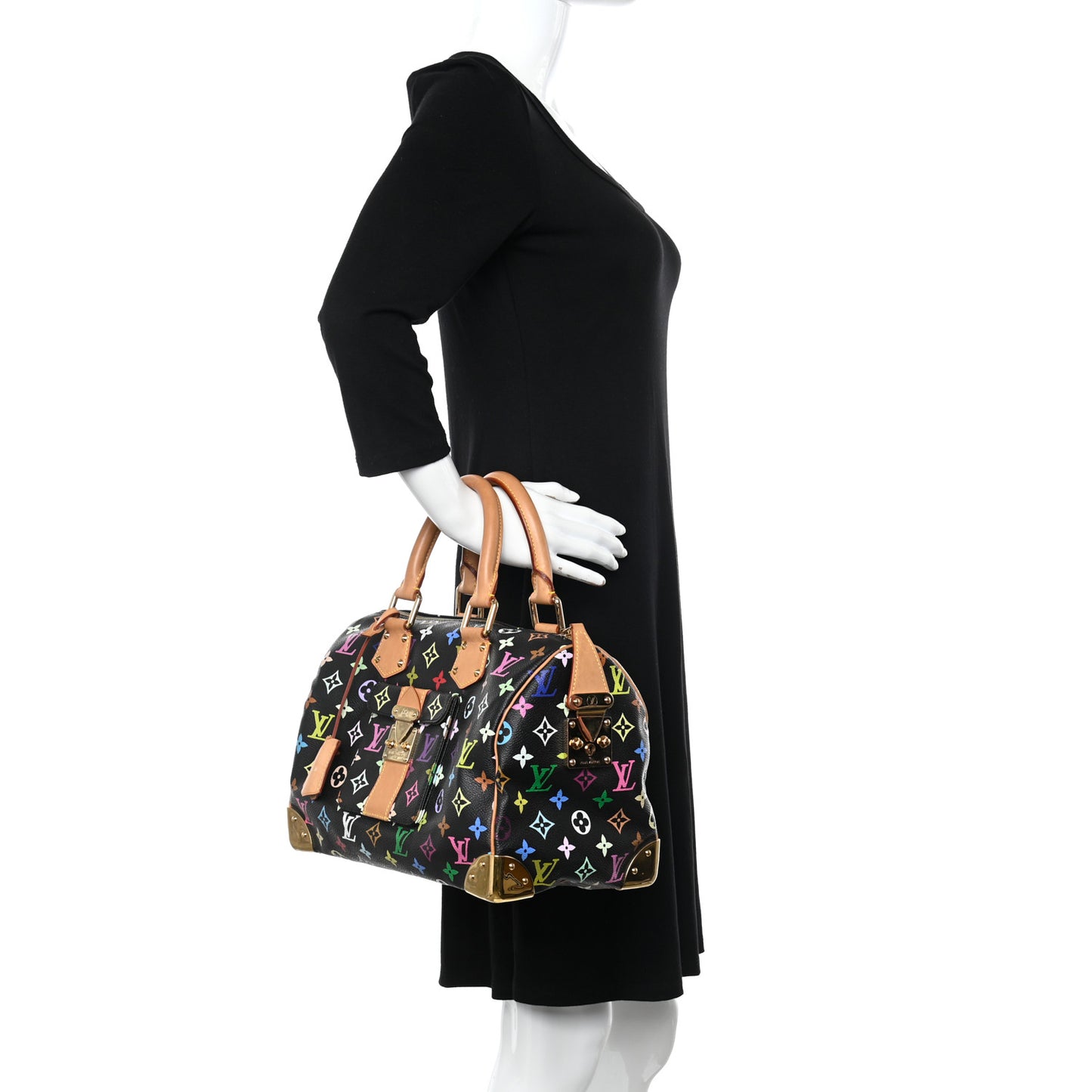 Monogram Multicolor Speedy 30 Black