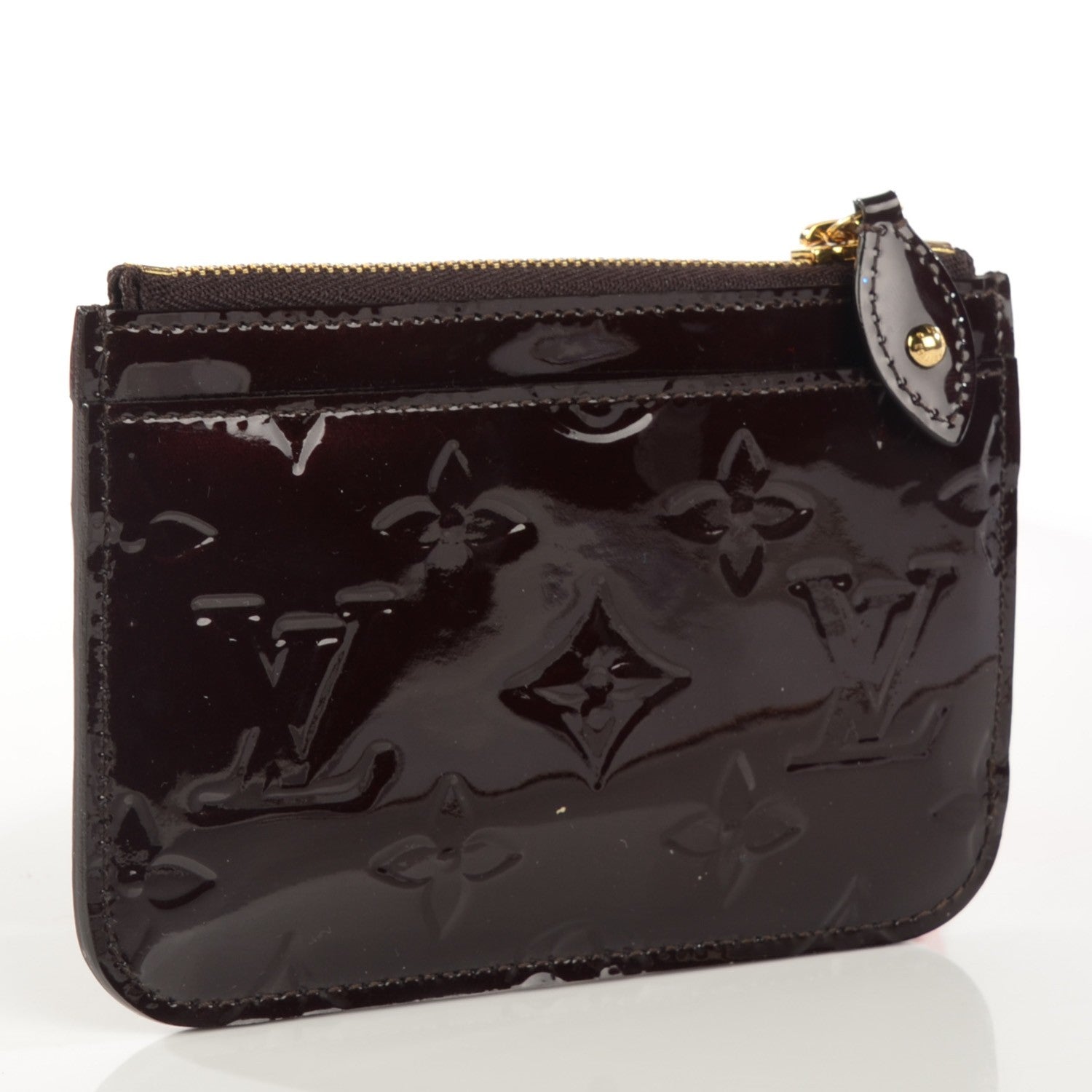 Louis Vuitton Vernis Key Pouch Amarante 3 of 7