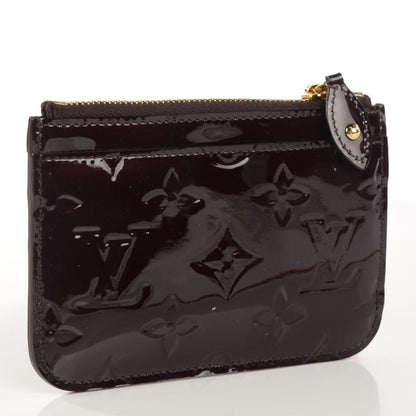 Louis Vuitton Vernis Key Pouch Amarante 3 of 7