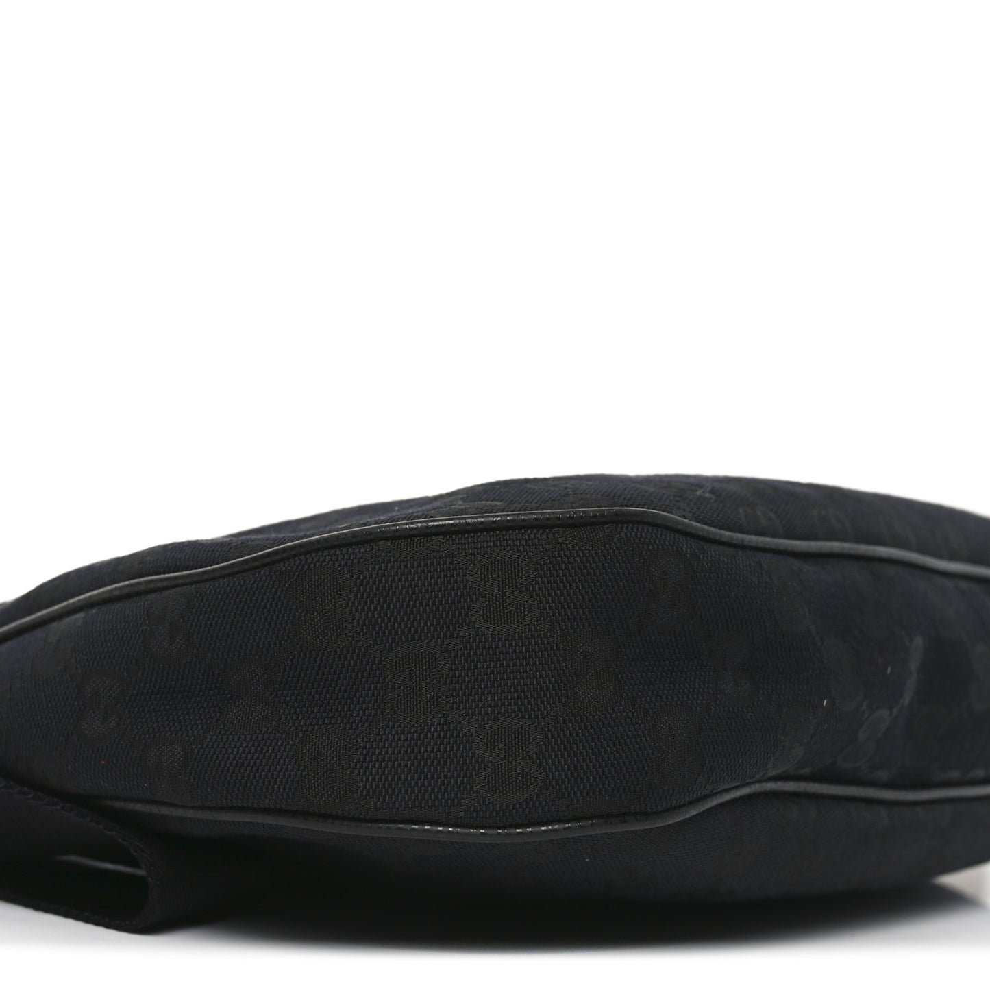 Monogram Medium Half Moon Hobo Black