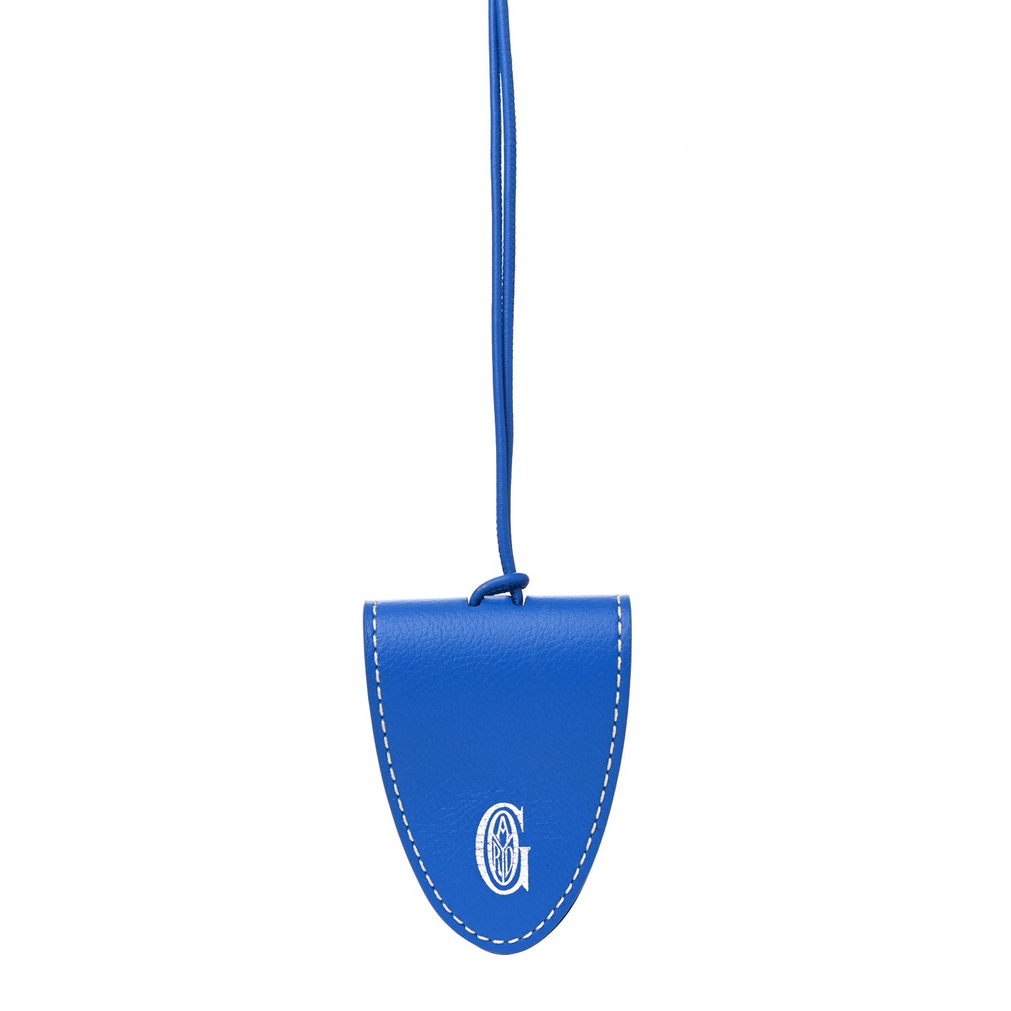 Calfskin Bag Clip Blue