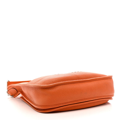 Hermes Taurillon Clemence Evelyne III PM Orange 4 of 17