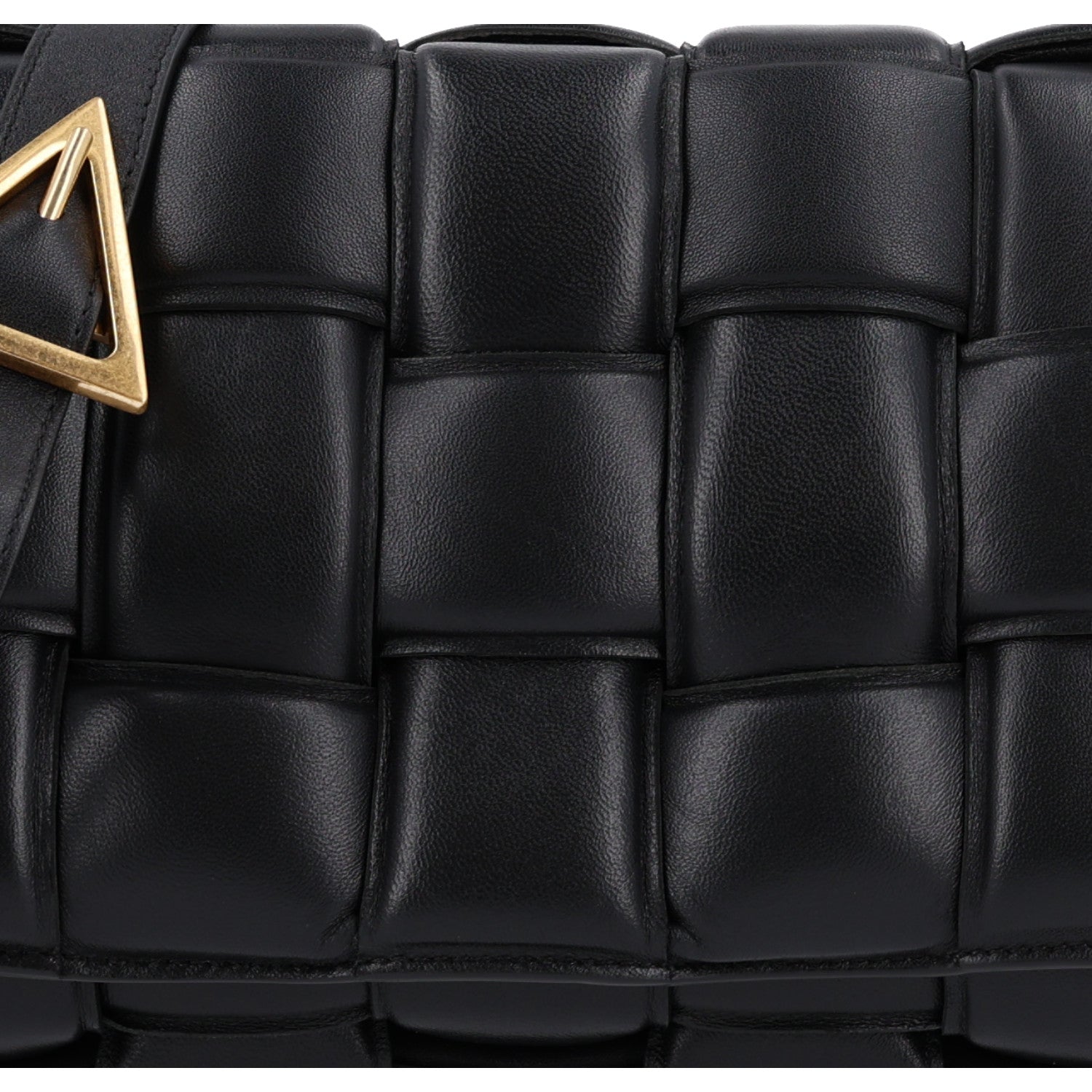 Bottega Veneta Nappa Maxi Intreccio Padded Cassette Crossbody Bag Black 9 of 11