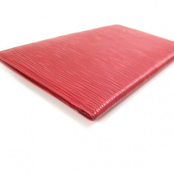 Epi Checkbook Organizer Wallet Red