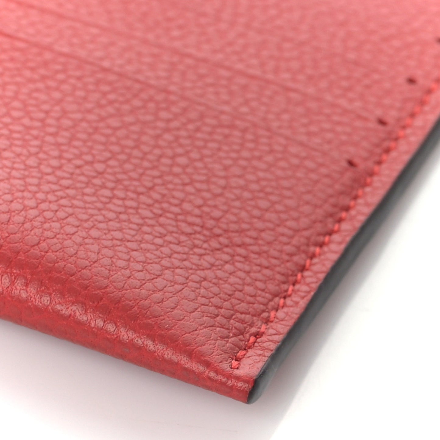 Calfskin Felicie Card Holder Insert Cherry