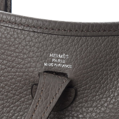 Hermes Taurillon Clemence Evelyne TPM Etain 6 of 10