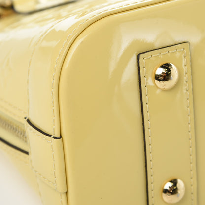 Louis Vuitton Vernis Alma BB Citrine 11 of 12
