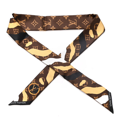 Louis Vuitton X LOL Silk Monogram BB Bandeau Gold Silver 1 of 3