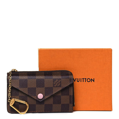 Louis Vuitton Damier Ebene Recto Verso Card Holder Rose Ballerine 7 of 7