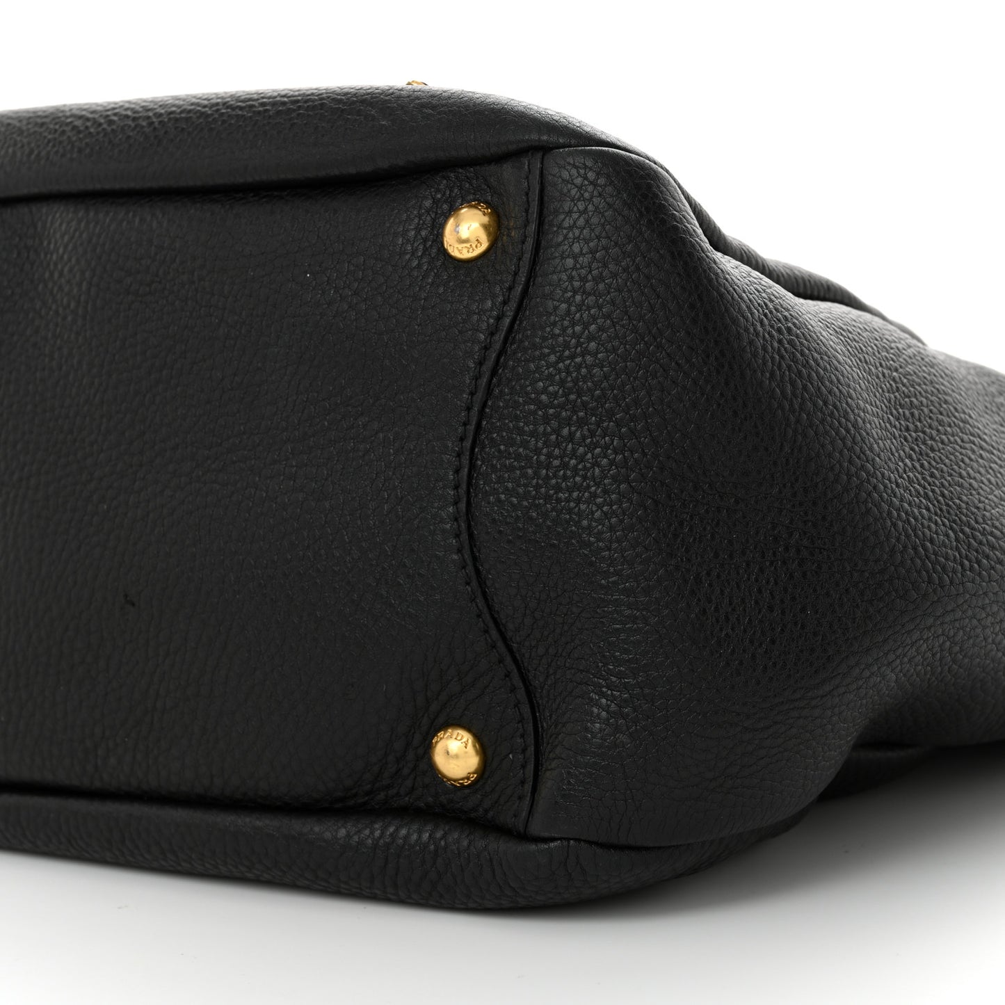 Vitello Daino Side Pocket Hobo Black