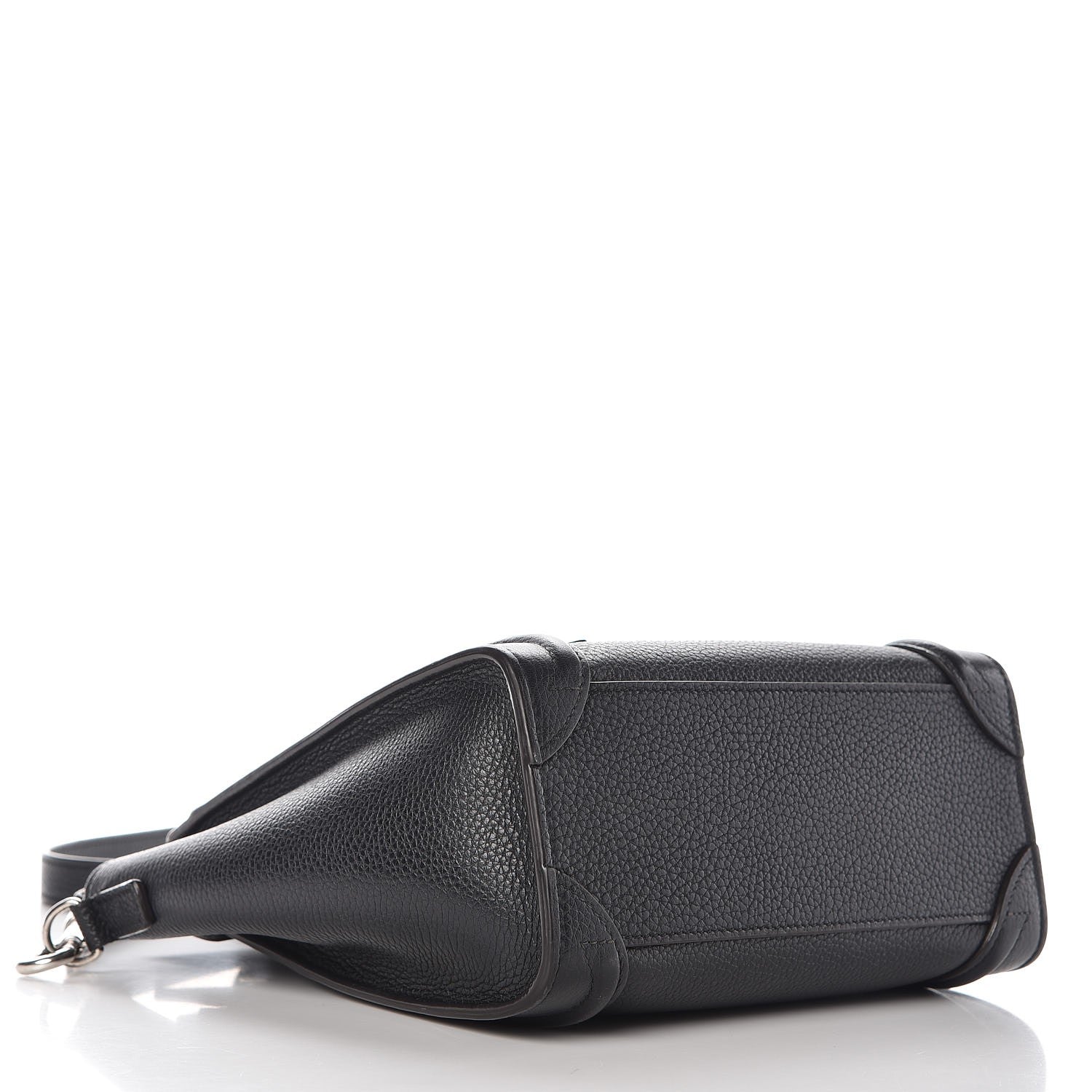 Celine Drummed Calfskin Nano Luggage Black 4 of 14