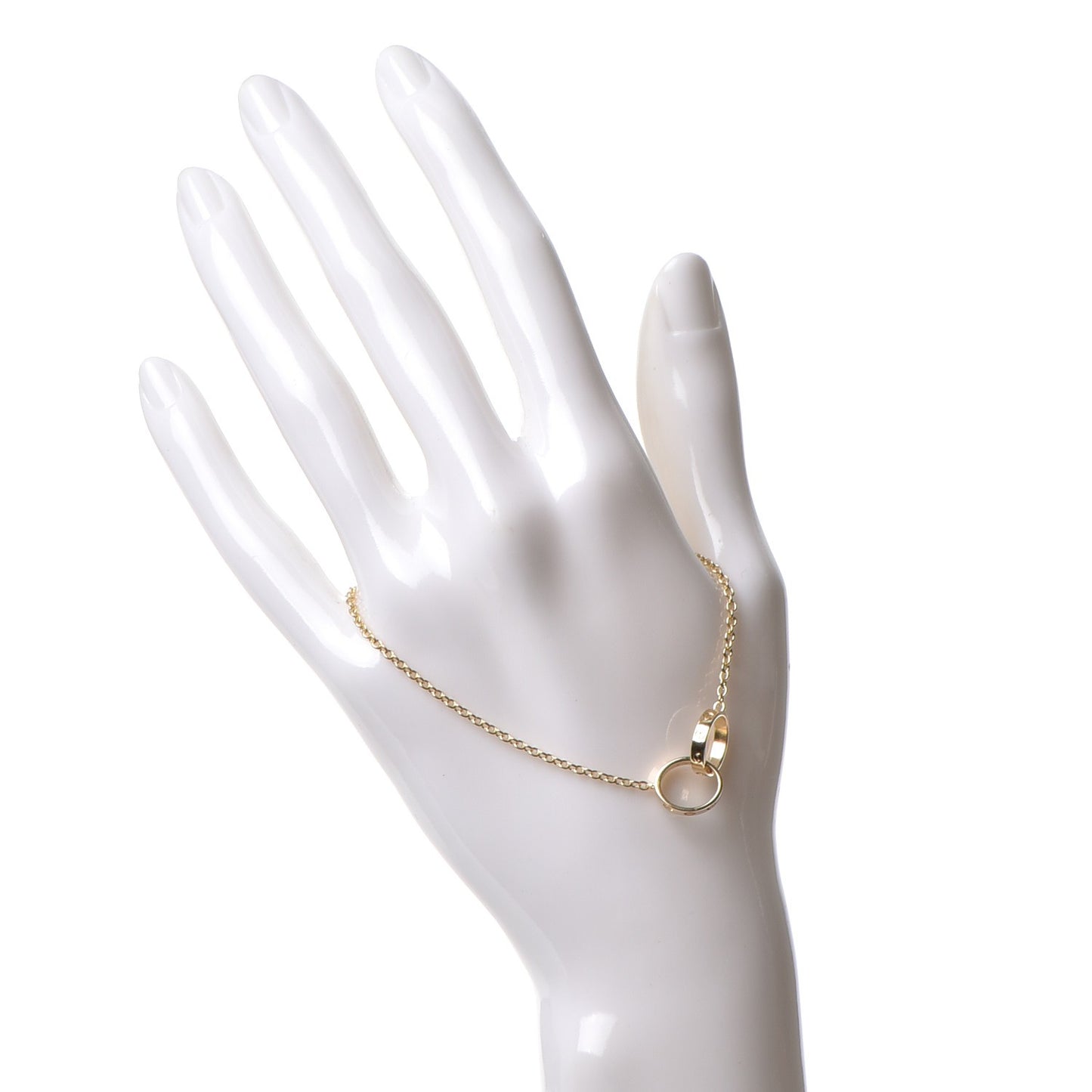 18K Yellow Gold Interlocking LOVE Bracelet