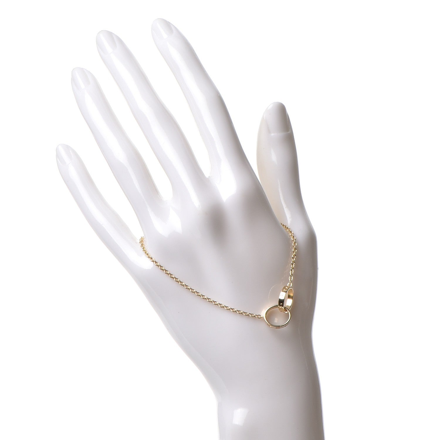 Cartier 18K Yellow Gold Interlocking LOVE Bracelet 2 of 10