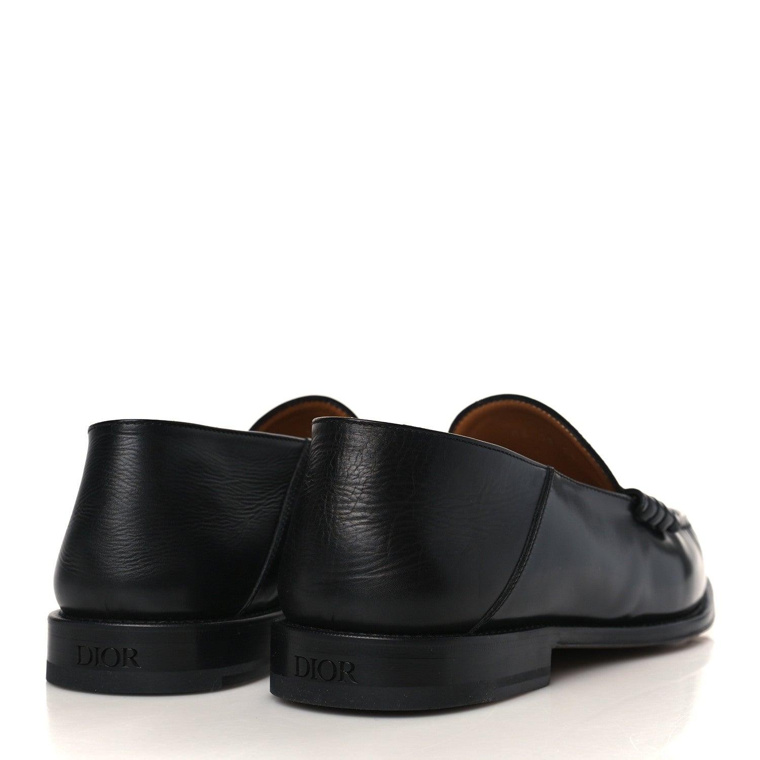 Christian Dior Smooth Calfskin Oblique Blake Loafers 43 Black 4 of 9