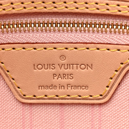 Louis Vuitton Damier Azur Neo Neverfull MM Rose Ballerine 7 of 9