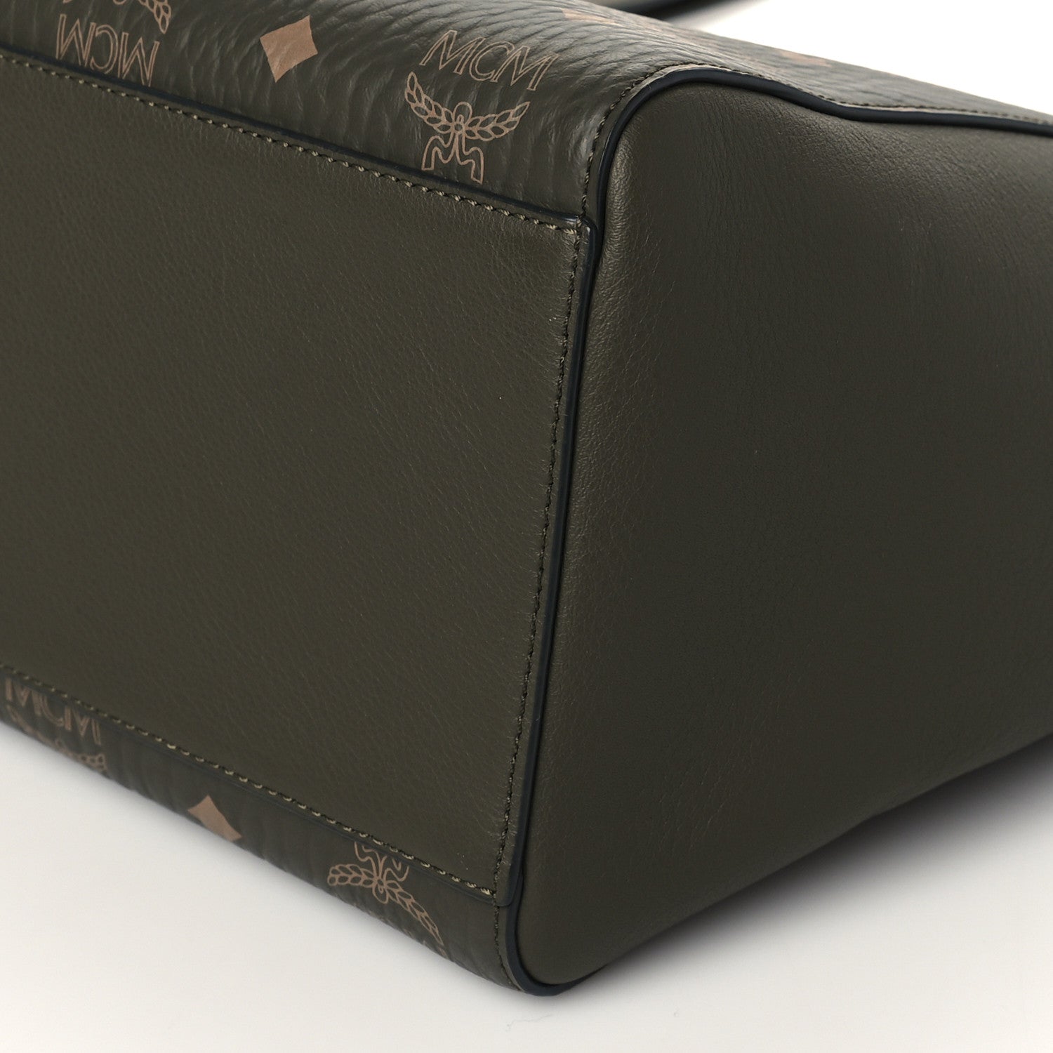 MCM Visetos Medium Portuna Shopper Tote Sea Turtle 10 of 10