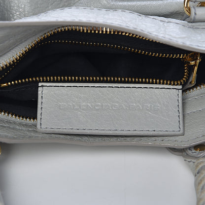 Balenciaga Agneau Giant 12 Gold Hardware Mini City Gris Melange 6 of 10