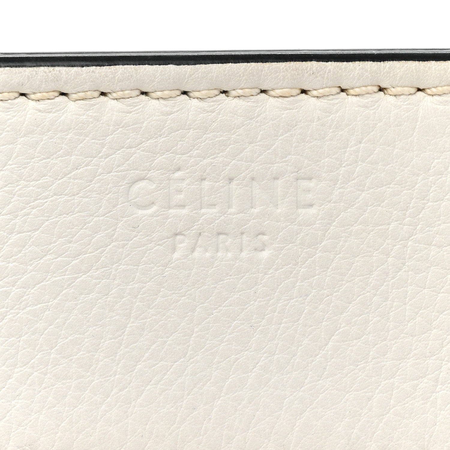 Celine Calfskin Medium Phantom Luggage White 6 of 13