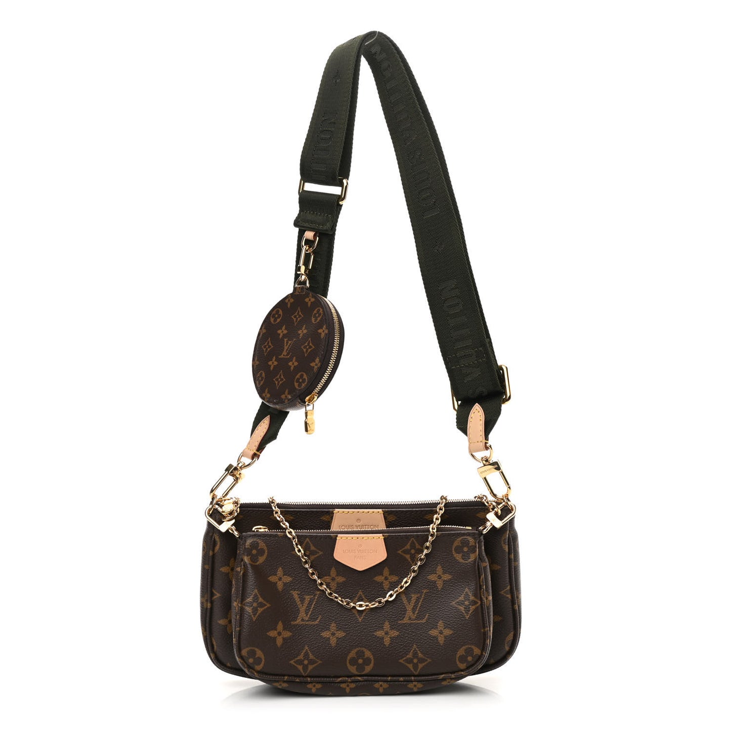 Monogram Multi Pochette Accessories Kaki