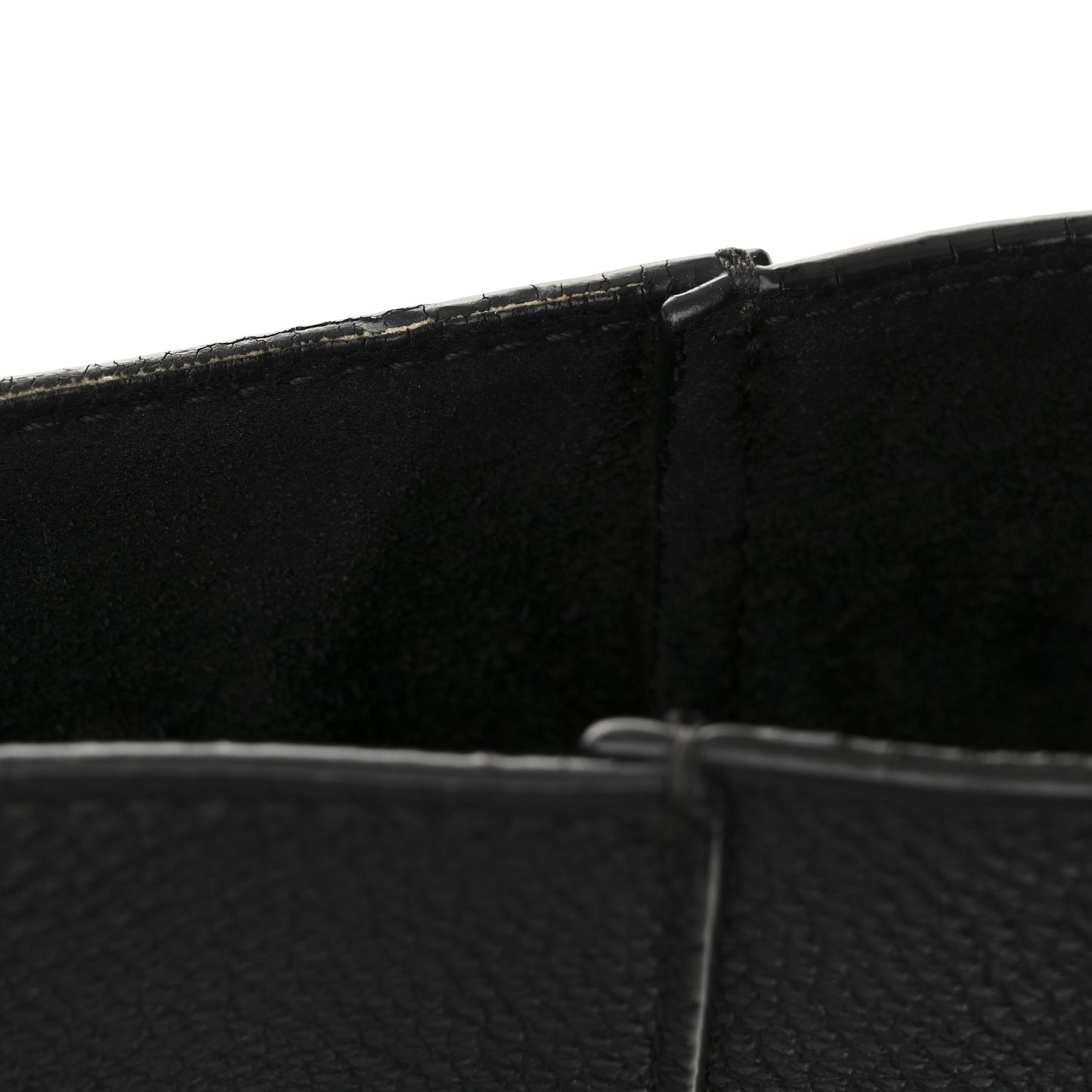 Soft Grained Calfskin Small Sangle Bucket Bag Black