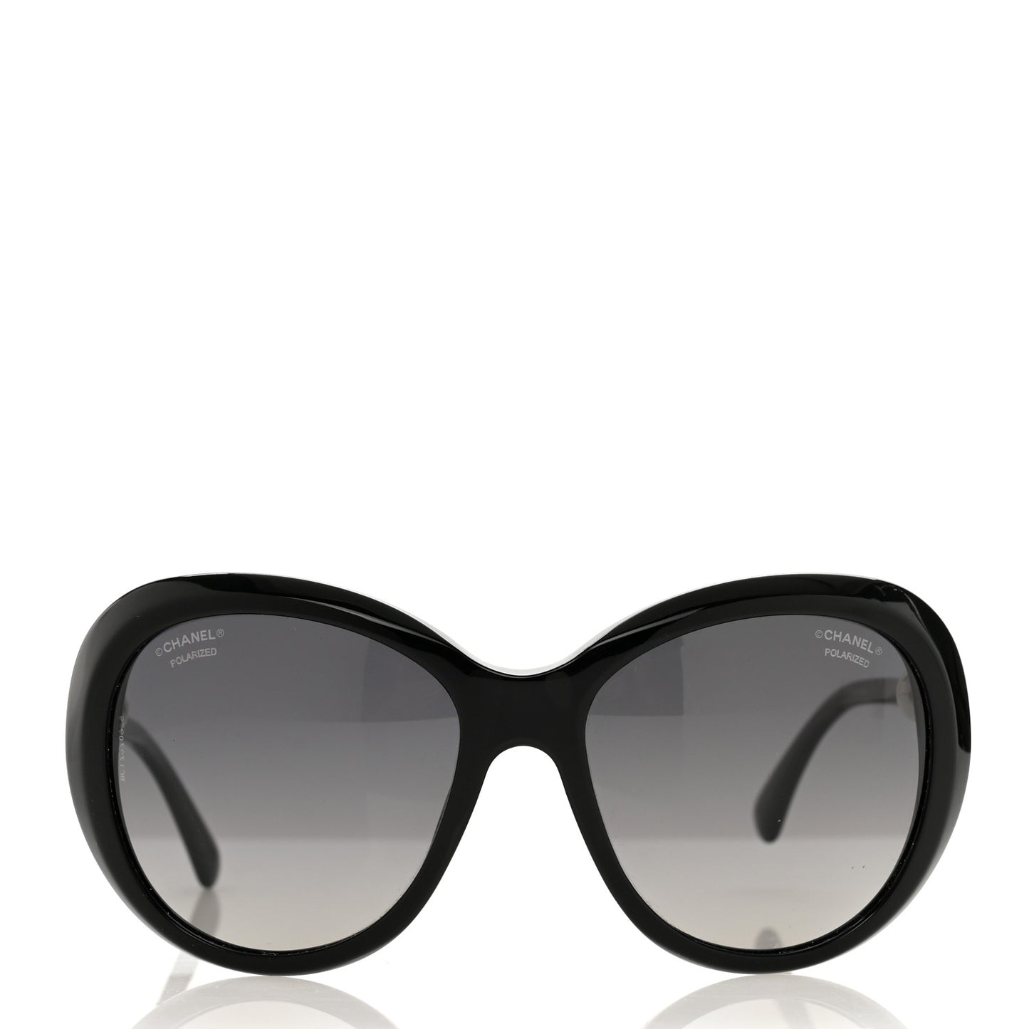 Acetate Butterfly Winter Pearl Sunglasses 5339-H Black