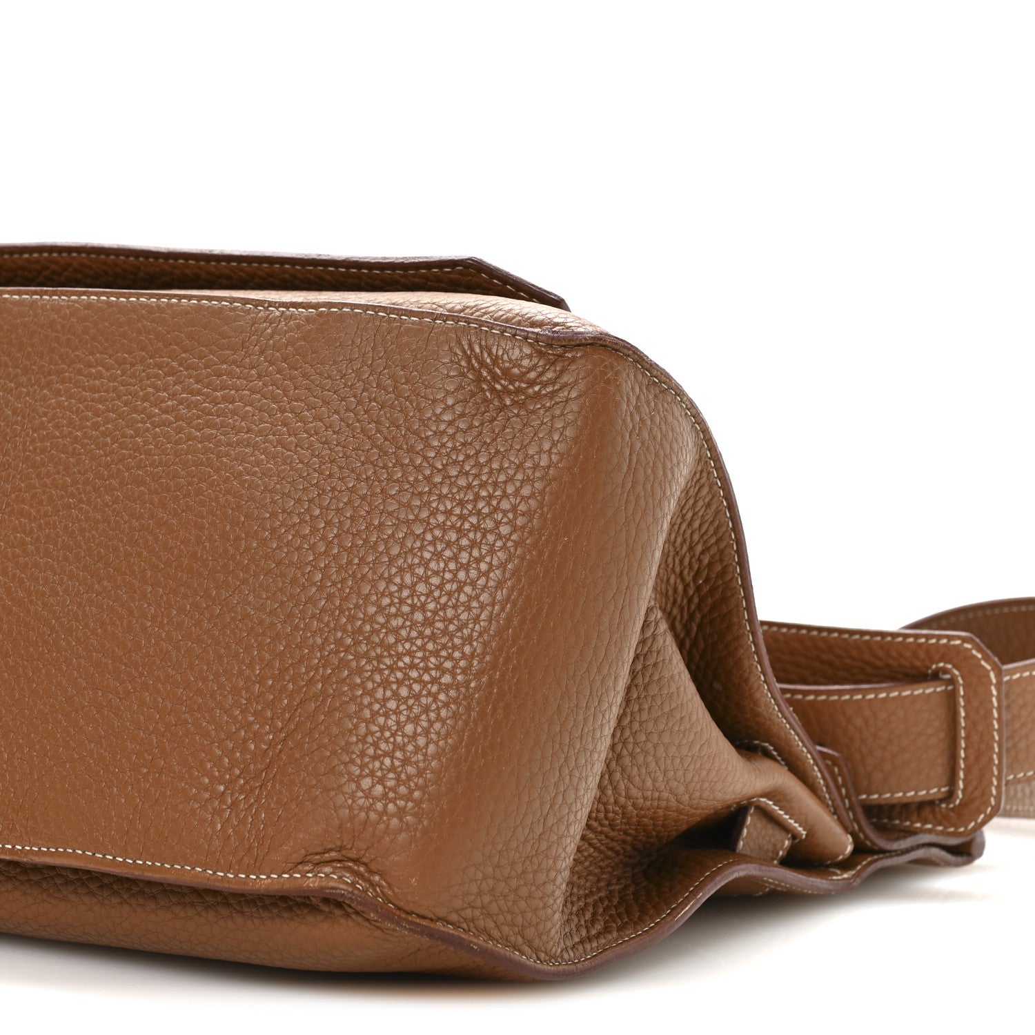 Hermes Taurillon Clemence Jypsiere 37 Gold 10 of 11
