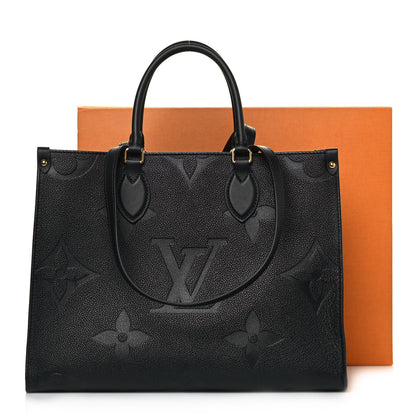 Louis Vuitton Empreinte Monogram Giant Onthego MM Black 12 of 12