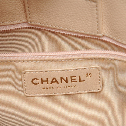 Chanel Calfskin Cerf Executive Shopper Tote Light Beige 7 of 8