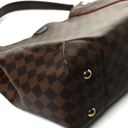 Louis Vuitton Damier Ebene Caissa Hobo Cherry 13 of 17