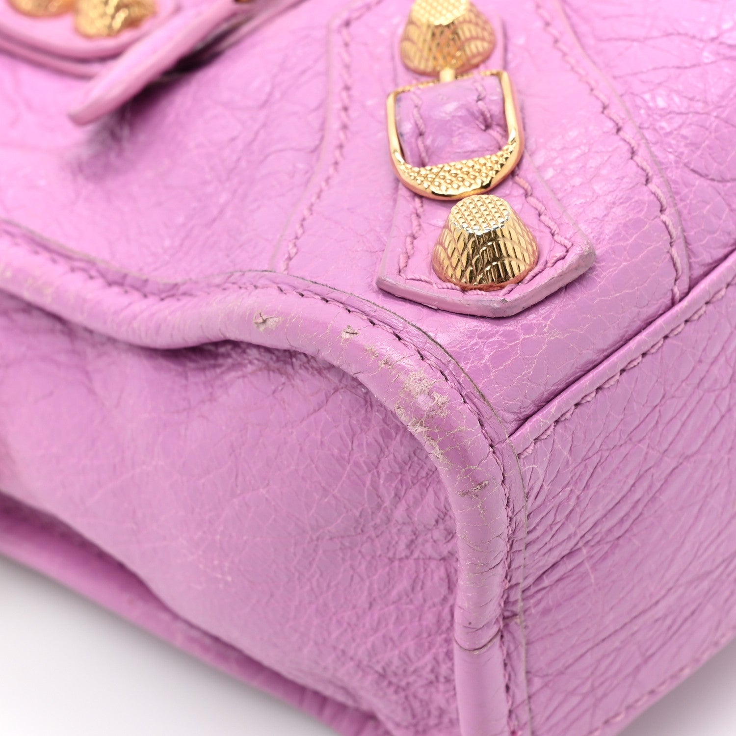 Balenciaga Agneau Giant 12 Gold Hardware Mini City Rose Berlingot 12 of 16