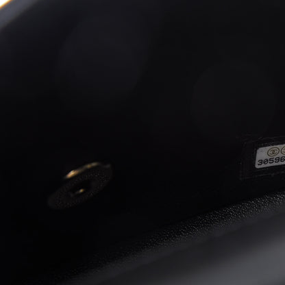 Chanel Lambskin Quilted Mini Square Flap Black 8 of 9