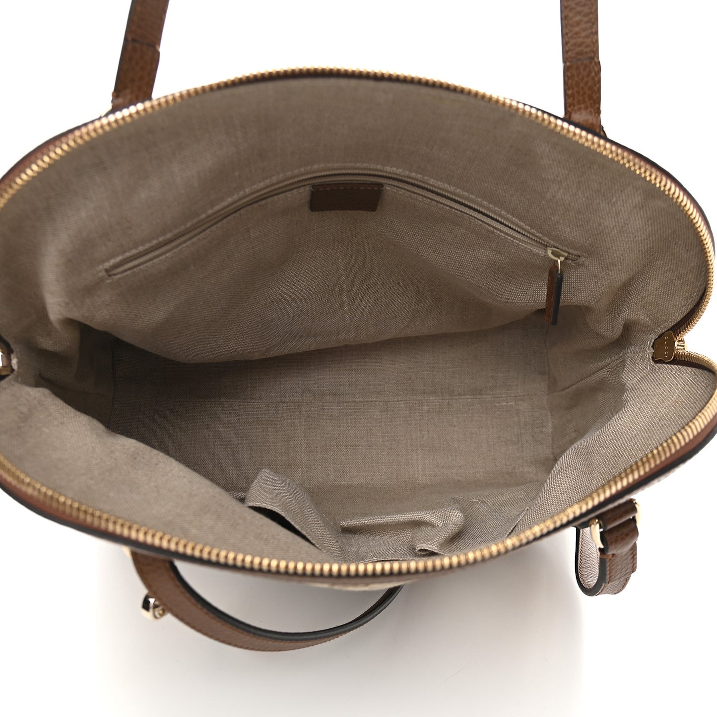 Monogram Medium Bree Shoulder Bag Beige Tabacco