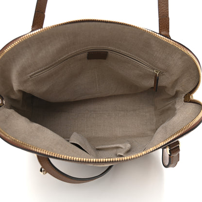 Gucci Monogram Medium Bree Shoulder Bag Beige Tabacco 5 of 9