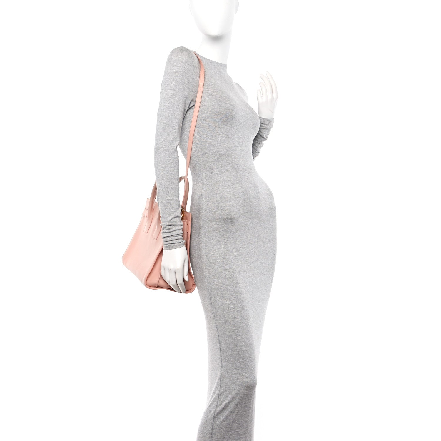Saint Laurent Calfskin Small Sac De Jour Light Blush 2 of 11
