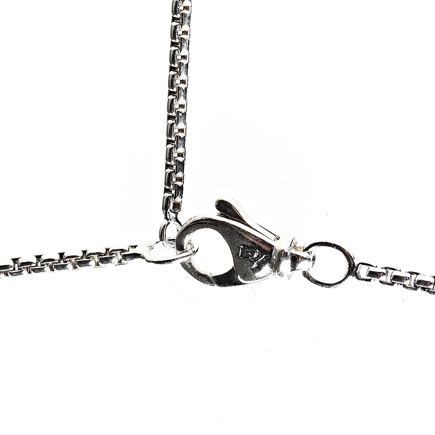 Sterling Silver Pearl Diamond 25mm X Pendant Necklace